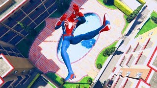 GTA 5 SPIDERMANRagdolls Falls compilation 6 GTA 5 Fails Funny MomentsRagdolls [upl. by Windzer]