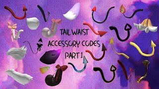 brookhaven TAILS accessory ID Codes PART 25 [upl. by Ociram94]