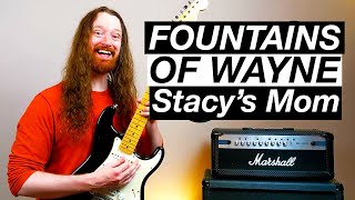 Stacys Mom by Fountains of Wayne  Guitar Lesson amp Tutorial [upl. by Hayotal361]