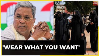 Hijab Ban Row BJPs Sharia Law Jab At Congress Karnataka Minister Hits Back  India Today [upl. by Hanson617]