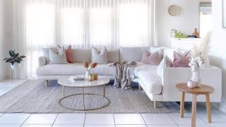 DIY LIVING ROOM MAKEOVER ON A BUDGET  living room decorating ideas 2022  living room makeover [upl. by Terzas]