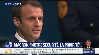 quotIl n’y a rien de plus efficace que le multilatéralismequot d’après Macron à l’ONU [upl. by Prendergast]