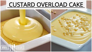 CUSTARD CAKE RECIPE Creamy Vanilla Custard Cake [upl. by Nuahs]