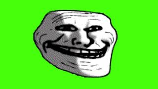 troll face with depression green screen [upl. by Hess]