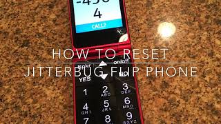 281 How to Reset Jitterbug Flip phone [upl. by Currie162]