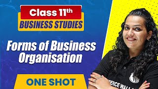 Forms of Business Organisation in One Shot  Class 11th Business Studies  Commerce Wallah by PW [upl. by Bonita]