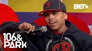 TBT Chris Brown Before The Fame Reveals His quotFirstsquot  106 amp Park [upl. by Aziul]