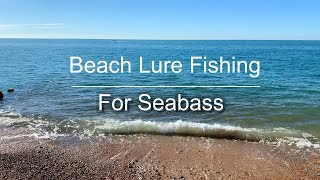 Beach Lure Fishing For Seabass UK Catch amp Cook [upl. by Norling]