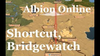 Albion Online  Caerleon to Bridgewatch fast almost safely [upl. by Sulakcin]