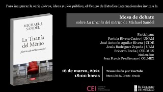 Mesa de debate sobre La tiranía del mérito de Michael Sandel [upl. by Tucky667]