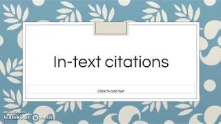 How to do intext citations Chicago AuthorDate Style [upl. by Scheck]