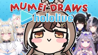 【MUMEI DRAWS HOLOLIVE】Advent PART 2 [upl. by Brunhilde]