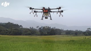 DJI  Agras T16  Agricultural Spraying Drone [upl. by Avalsorim]