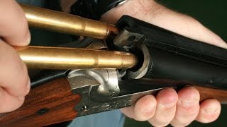 Shooting a Merkel 450400 nitro express [upl. by Lipscomb946]