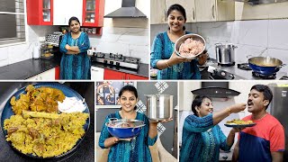 Vlog  Kitchen Reorganization  Mutton Biryani Chicken Gravy  New Cookwares  Karthikha Channel [upl. by Rennie]