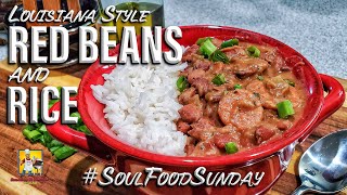 Louisiana Style Red Beans and Rice Recipe  SoulFoodSunday [upl. by Trilbi91]