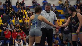 2020 Queen of the Mat  Girls Wrestling Tournament Highlights1252020 [upl. by Palila]