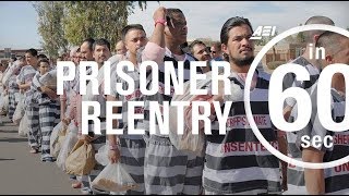 Prisoner reentry and why we should care  IN 60 SECONDS [upl. by Norrab]