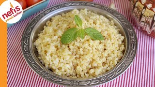 SADE BULGUR PİLAVI TARİFİ  NASIL YAPILIR [upl. by Alasdair]