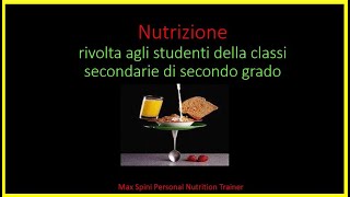 Lezione alimentazione per scuola [upl. by Verner]