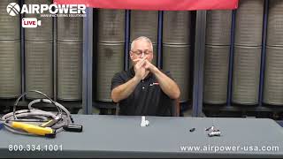 Air Power Live Tech Tip Checking Wear Parts on a Gema OptiFlex2 Powder Unit [upl. by Noffihc]