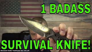 Holtzmans Gorilla Survival Knife Review  D2 Silverback  Long Version [upl. by Olracnaig441]