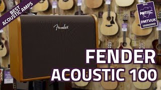 Fender Acoustic 100 Acoustic Amplifier  Overview amp Demo [upl. by Enaelem]