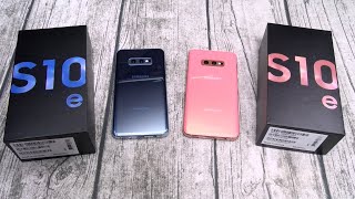 Samsung Galaxy S10E  Unboxing And First Impressions [upl. by Carbrey667]