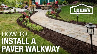 How to Design and Install a Paver Walkway [upl. by Cassi]