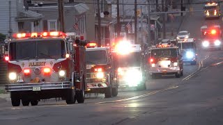 Englewood Block Party Fire Truck Parade 2021 [upl. by Dibbell]