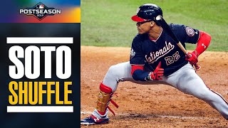 All of the Juan Soto Shuffles from the 2019 Postseason  MLB Highlights [upl. by Dun405]