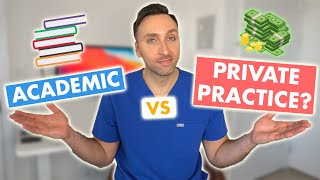 How Much Doctors Make  Academic vs Private Practice [upl. by Adnirol]