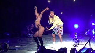 Chris Brown performs quotPrivacyquot live Party Tour 2017 [upl. by Rimat]