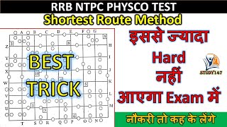 Shortest Route Test for Station Master  Part  1  Spatial Scanning Test  RRB NTPC Psycho Test [upl. by Delaryd]