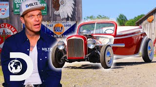 Chad Makes Custom Hotrod For Rockabilly Car Show  Bad Chad Customs [upl. by Eimirej]