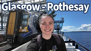 Trip to Rothesay with Scotrail amp CalMac ferries [upl. by Jacinto733]