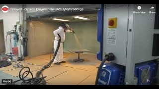 Sprayed Polyurea Polyurethane and Hybrid coatings [upl. by Ocirrej]