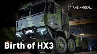 Rheinmetall unveils HX3 tactical truck generation [upl. by Aitercal252]