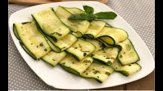 Zucchine marinate senza cottura RICETTA FACILISSIMA [upl. by Cottrell]