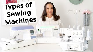 Different Types of Sewing Machines [upl. by Merritt]