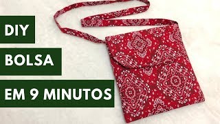 Bolsa fácil em 9 minutos  Passo a Passo MUITO FÁCIL [upl. by Dorlisa225]