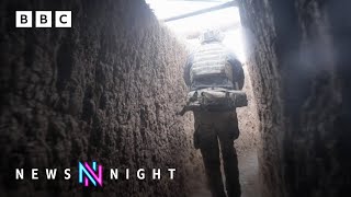 Inside Ukraine’s war frontlines against Russia in Donbas  BBC Newsnight [upl. by Alleunamme640]