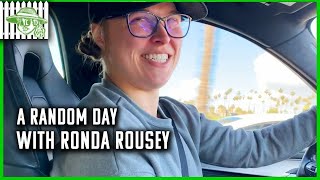 A Random Day With Ronda Rousey and Her Sister Julia [upl. by Yenffit]