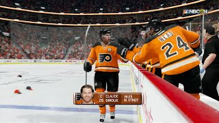 NHL 16 Flyers vs Penguins [upl. by Aihset]