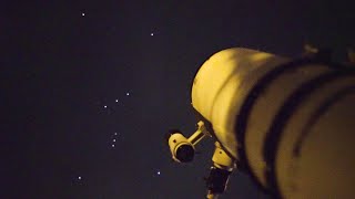 Orion Nebula and Betelgeuse Live View through my Telescope [upl. by Awra]