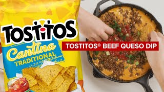 Snackd Tostitos Beef Queso Dip [upl. by Hselin]