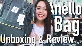 unboxing and review of anello backpack [upl. by Farl]