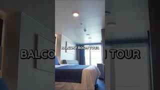 Norwegian Encore  BALCONY ROOM Tour [upl. by Nomaid]