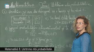 Matematikë 8  Ushtrime mbi probabilitetin [upl. by Odlawso]