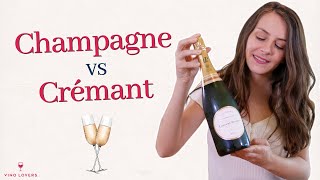 Champagne et Crémant  quelles différences [upl. by Suoicerpal639]